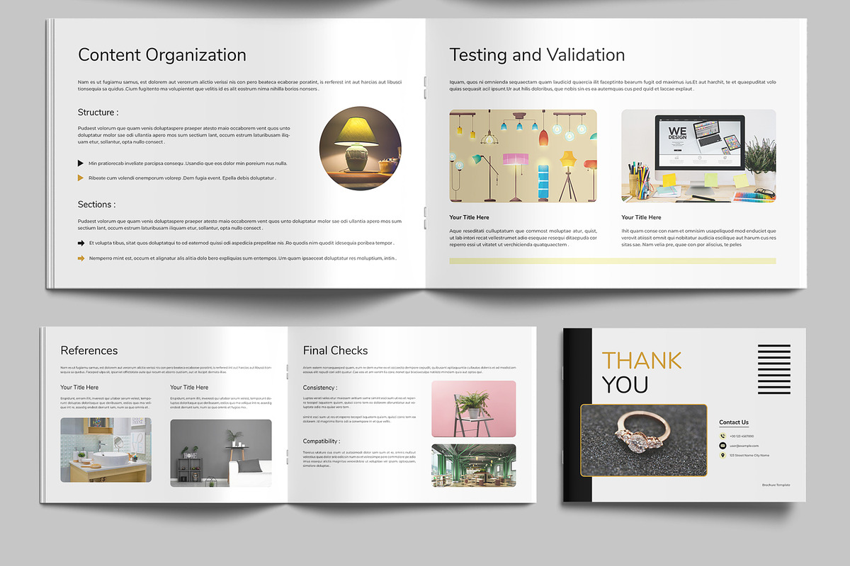 E Book Landscape Brochure Template, a Brochure Template by MightyDesign (Photo 5 of 8)