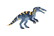 Dinosaurs set, seamless dino pattern, an Animal Illustration by PaperTrident (Thumbnail 14 of 21)