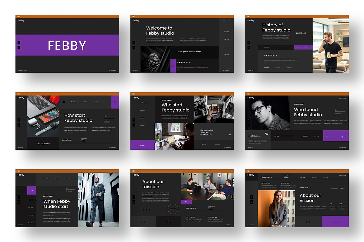 Febby - Business Keynote Template, a Presentation Template by Dens Creative Studio (Photo 2 of 6)