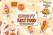 Groovy Fast Food Collection, a Food Illustration by Alla's Creations (Thumbnail 1 of 15)