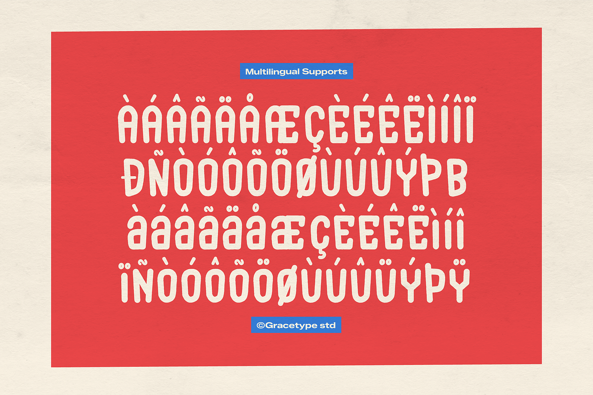 Mega Champs | Playful Display, a Handwritten Font by gracetype_studio (Photo 12 of 12)