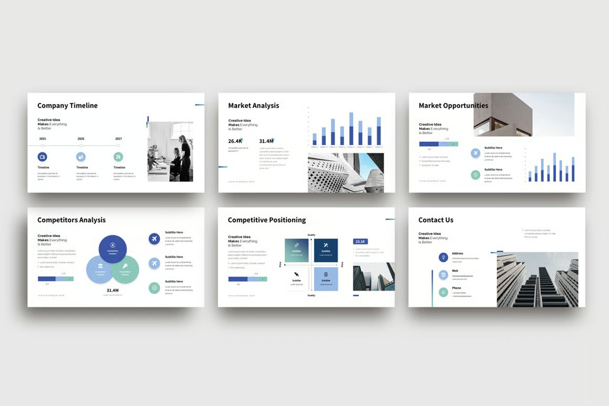 Business Plan Presentation Template, a Presentation Template by Fit-tee (Photo 3 of 4)