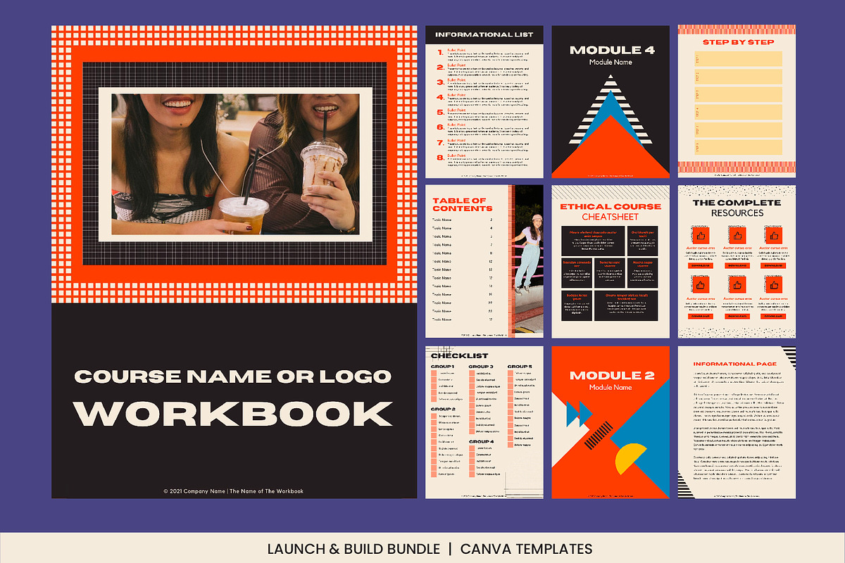 Anti-Social Workbook Canva Template, a Magazine Template by WorkShy Studio (Photo 4 of 8)