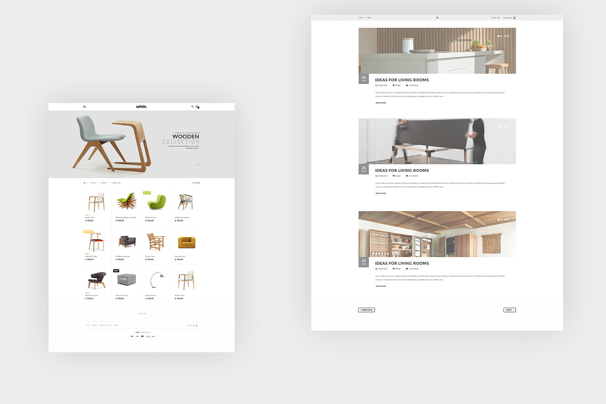 schön. eCommerce .PSD Template, a Websites & App Template by Metin Kazan (Photo 8 of 8)