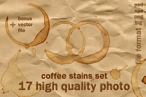 Coffee Stains Set