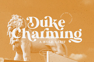 Duke Charming - A Unique Bold Serif