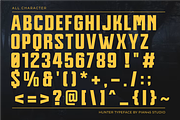 Hunter - Futuristic Sans Display, a Sans Serif Font by Pian45 Studio (Thumbnail 6 of 8)
