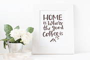 Peace, Love and Coffee set, a Food Illustration by Cozy pattern shop (Thumbnail 4 of 12)
