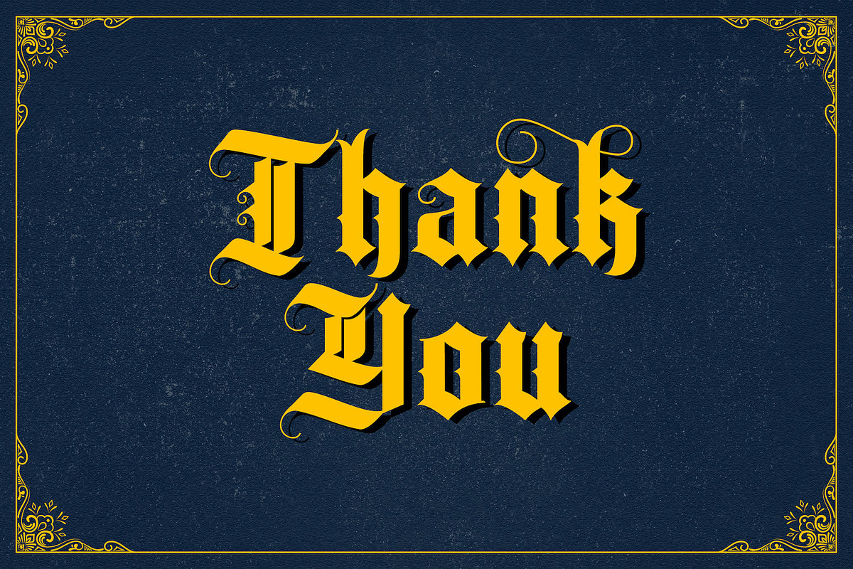 Bahisy - Blackletter Font, a Blackletter Font by StringLabs (Photo 11 of 11)