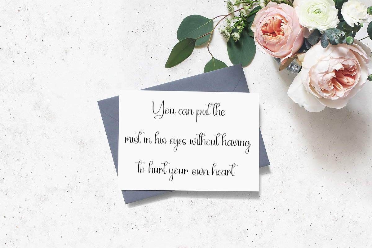 Stayhome | Script Font, a Handwritten Font by Scratchones (Photo 4 of 8)