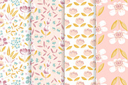 Meadow 100 floral seamless patterns, a Pattern Graphic by DariSmartArt (Thumbnail 8 of 33)