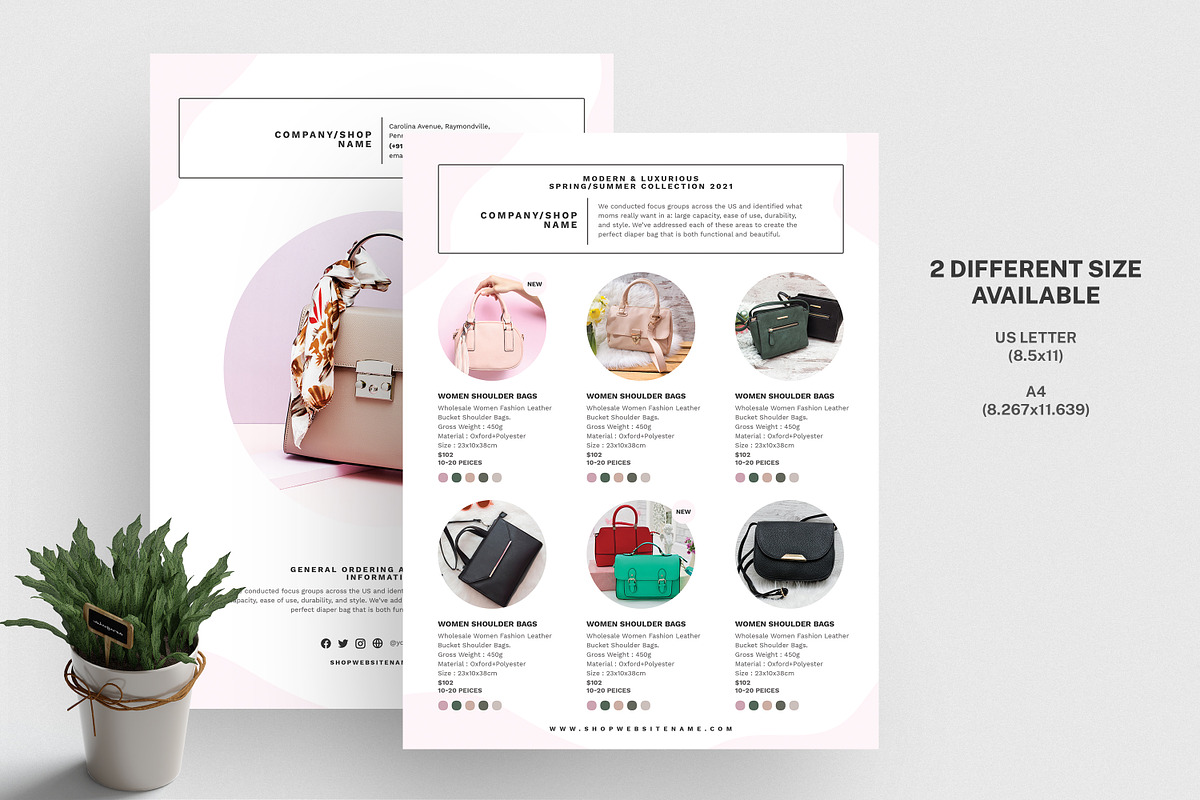 Line sheet template canva/photoshop, a Templates & Theme by Axpand (Photo 6 of 10)