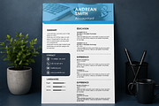 MODERN RESUME TEMPLATE (R10), a Resume Template by dulchaer29 (Thumbnail 2 of 4)