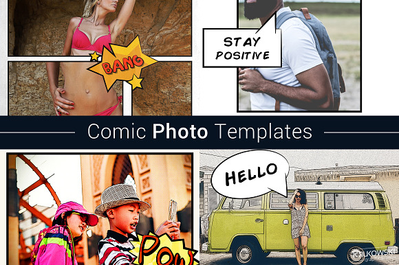 Comic Photo Template preview 4