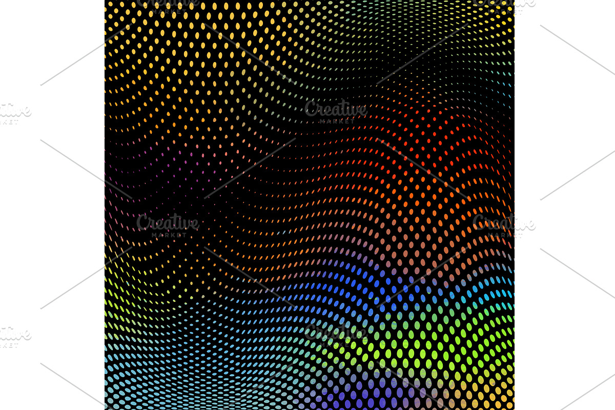 Modern Halftone colored Subtle Pop, an Illustration by Nenahliadava Design