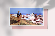 Travelers enjoying views set, a Person Illustration by Good Studio (Thumbnail 10 of 12)