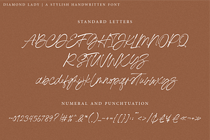 Diamond Lady Handwritten Font