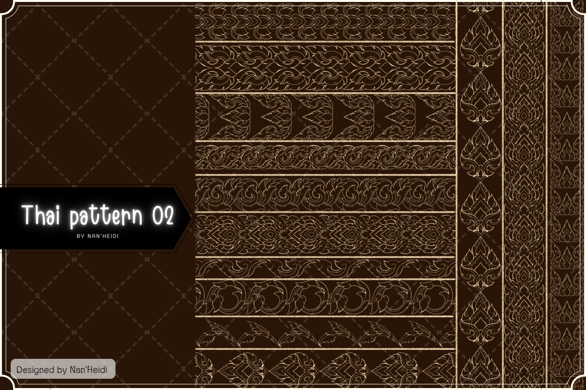 112 Thai pattern 02 NHD, a Brush Add-On by Nan'Heidi (Photo 8 of 8)