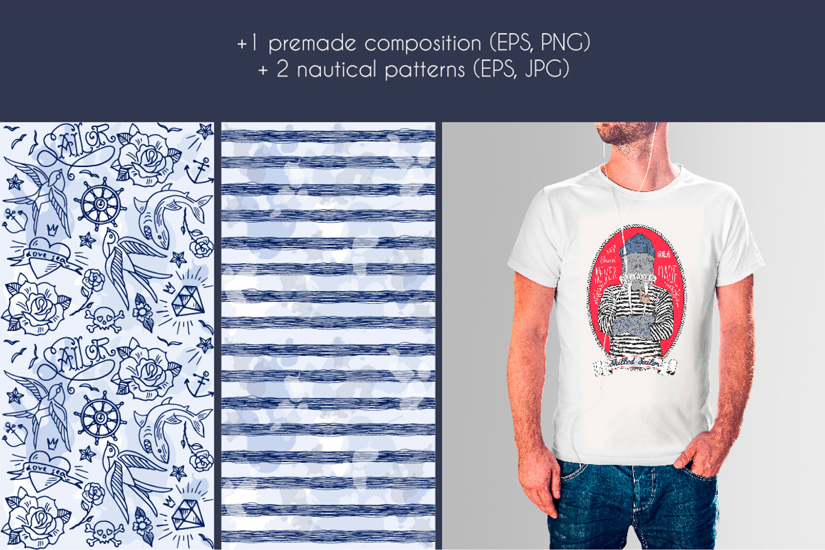 Nautical Anthropomorphic characters, an Animal Illustration by @olga.angelloz (Photo 3 of 3)