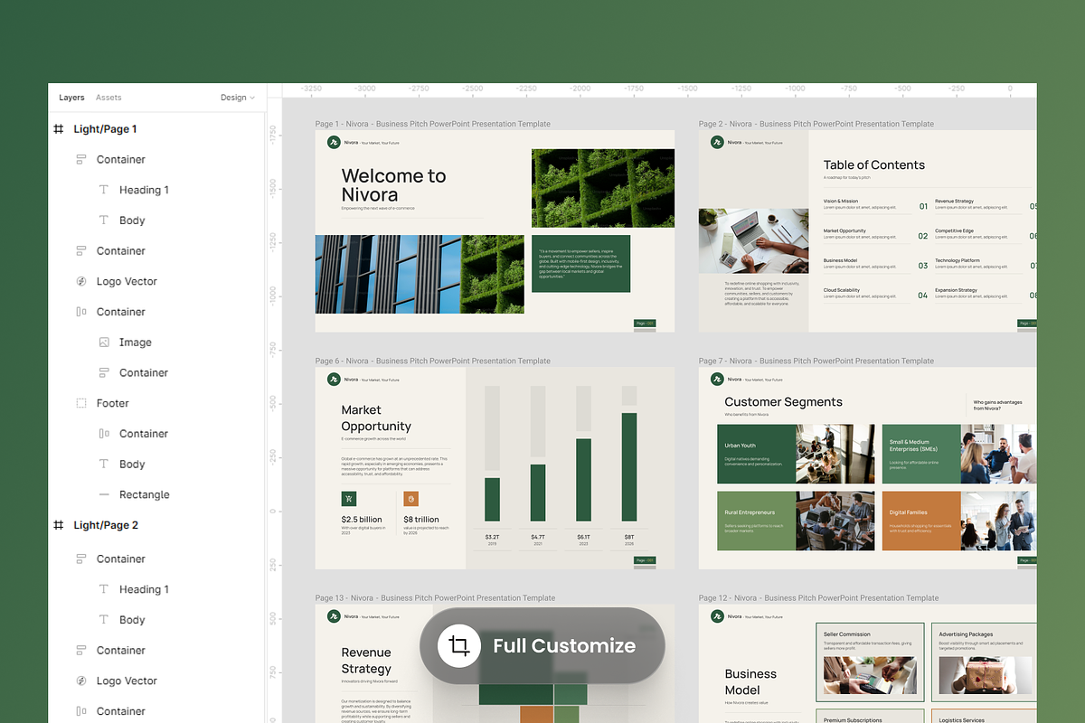 Business Pitch PowerPoint preview 2