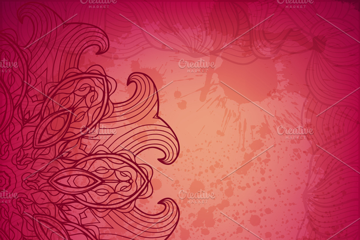 Abstract vector card