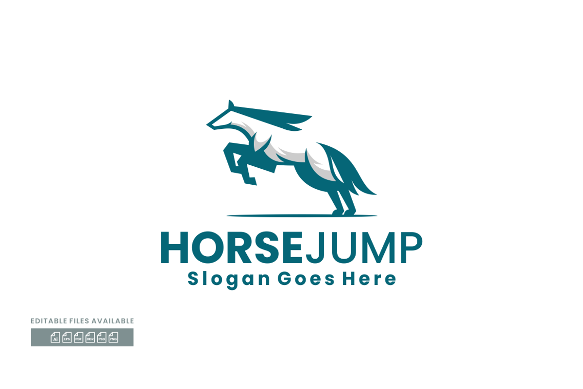 Horse Silhouette Logo, a Branding & Logo Template by ivan_artnivora