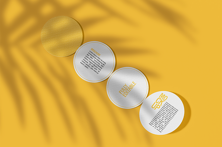 Round Accordion Fold Brochure Mockup, an Advertising Mockup by Hubzway