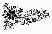 Ornamental Floral Vector Pack, an Illustration by Designer_Momina (Thumbnail 7 of 21)