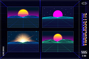 Videocassette - Retro Wave Font, a Symbol Font by Ckybe's Corner (Thumbnail 5 of 5)