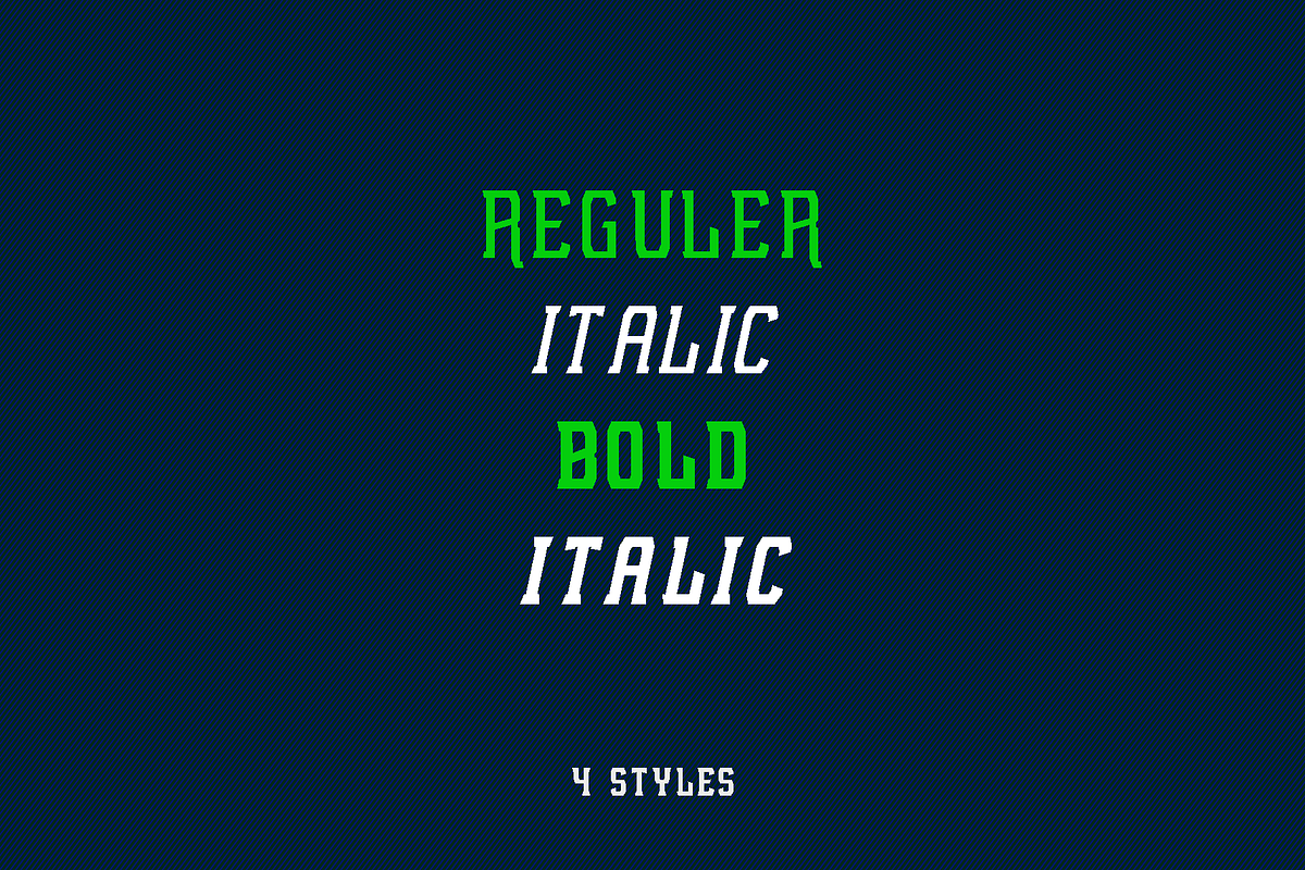 Roshunt - NFC Font Family ( 50%OFF ) preview 3