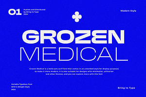 GROZEN MEDICAL - Extended Grotesk