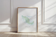 Watercolor Map of Mexico, a Graphic by Beloved Paper (Thumbnail 2 of 6)