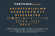 FORTHSEN, a Font by SON OF THIRTEEN (Thumbnail 2 of 7)