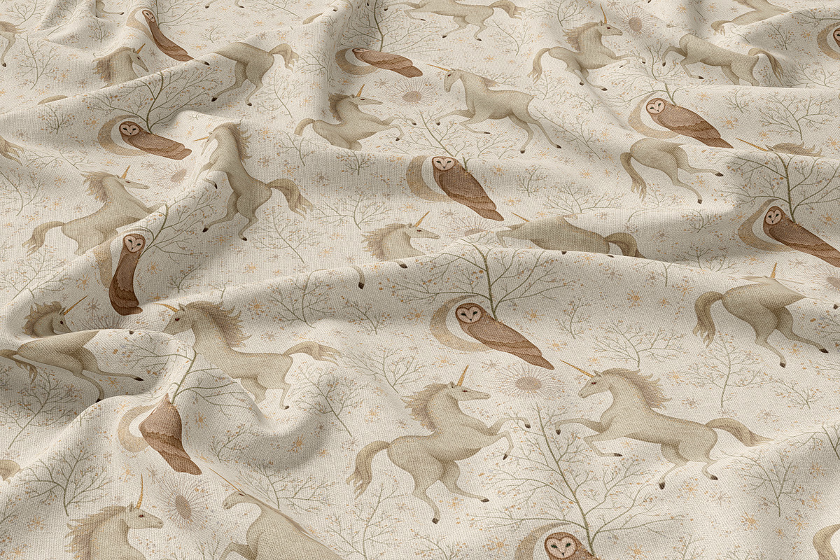 Unicorn Tales Fantasy Patterns, a Pattern Graphic by Ette Design (Photo 2 of 12)