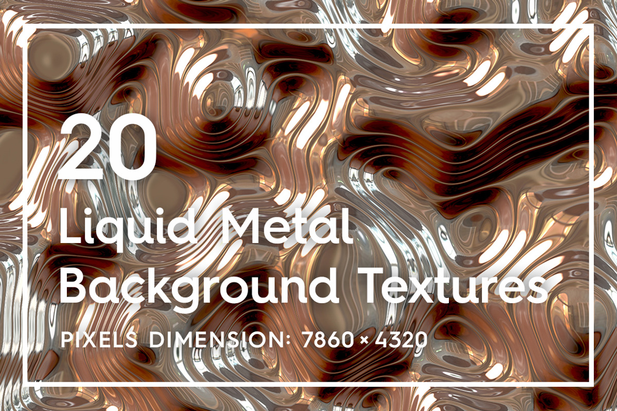 20 Liquid Metal Background Textures, a Texture Graphic by Textures & Backgrounds (Photo 1 of 21)