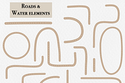 MAP CREATOR - City & Village, an Object Illustration by ApetekMarket (Thumbnail 5 of 13)