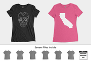Next Level 6710 Mockups, a Shirt Mockup by Photific (Thumbnail 4 of 6)