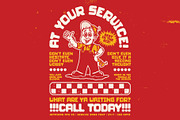 Service Sans | Retro Blocky Font, a Sans Serif Font by HeyAidan (Thumbnail 7 of 7)
