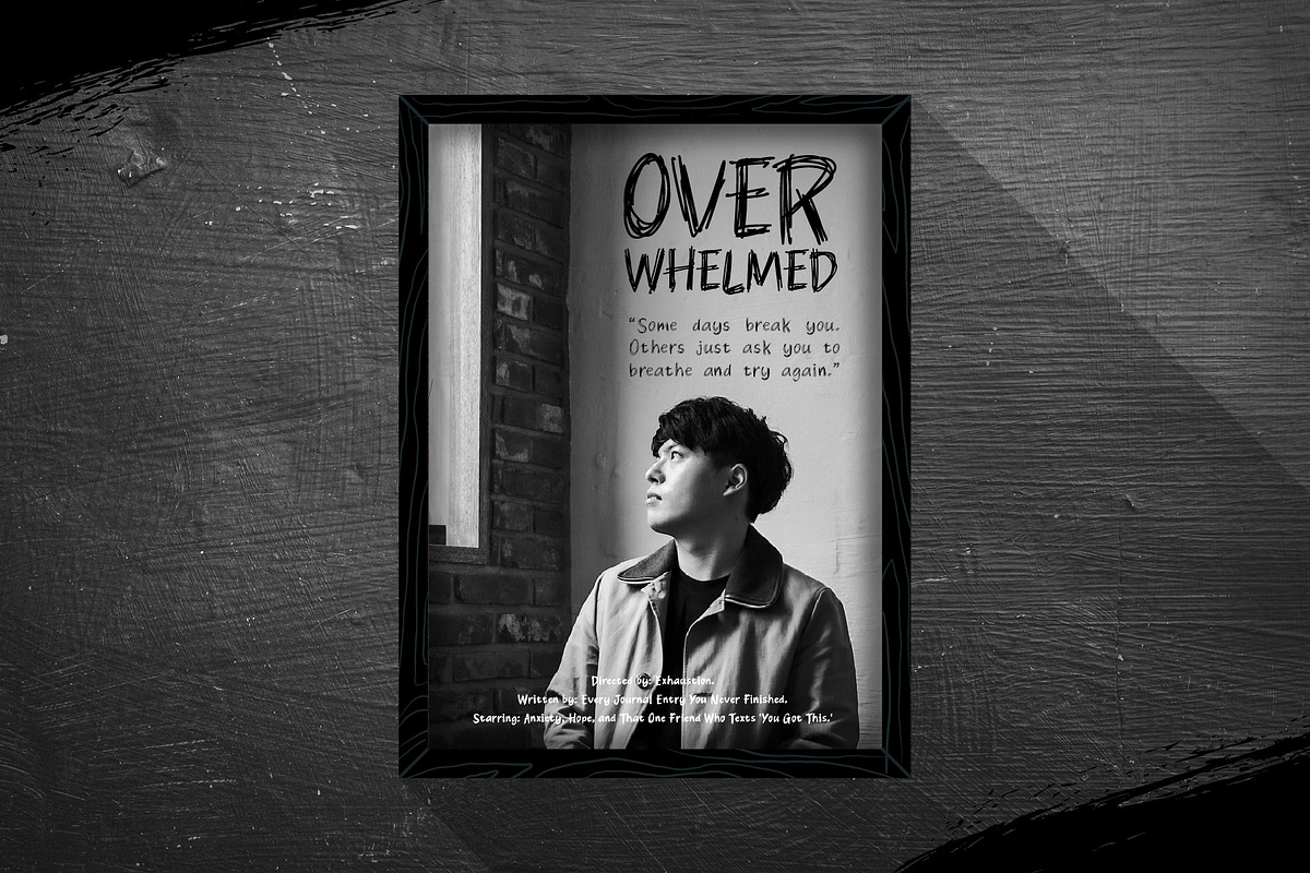 Overwhelmed handwritten, a Handwritten Font by LTNG STUDIO (Photo 7 of 9)