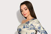 Toile de Jouy Patterns Bundle, a Pattern Graphic by Olya Creative (Thumbnail 30 of 41)