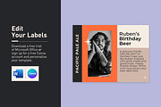 Ruben Bottle Label Template, an Invitation Template by Mountain Folk Creative (Thumbnail 3 of 5)