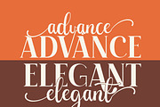 Advance Elegant, a Handwritten Font by Mini_World (Thumbnail 2 of 6)
