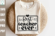 Boho Teacher SVG Bundle, Teacher SVG, a Graphic by Designer302 (Thumbnail 2 of 17)
