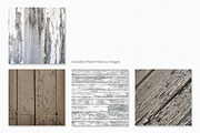 Neutral Weathered Wood, a Texture Graphic by rileyBgraphics (Thumbnail 3 of 8)