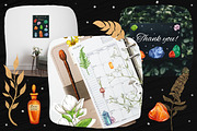 Witch secrets clipart set, an Education Illustration by Mrs.Swan_Design (Thumbnail 7 of 8)
