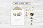White Clipboard Mockup, a Print Template by tomodachi studio (Thumbnail 1 of 4)