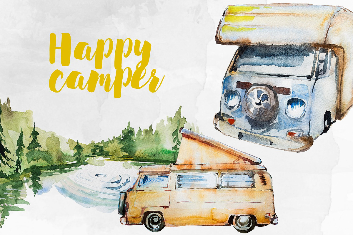 90%OFF! Watercolor Forest Bundle, an Animal Illustration by ArtCreationsDesign (Photo 9 of 18)