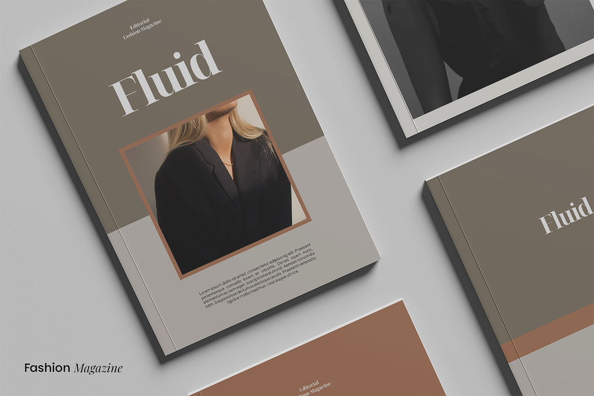 Fluid Editorial Fashion Magazine, a Magazine Template by Haps Space (Photo 3 of 8)