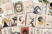 Zen Japanese Wall Art Prints, a Decorative Illustration by Selenique Studio (Thumbnail 4 of 12)