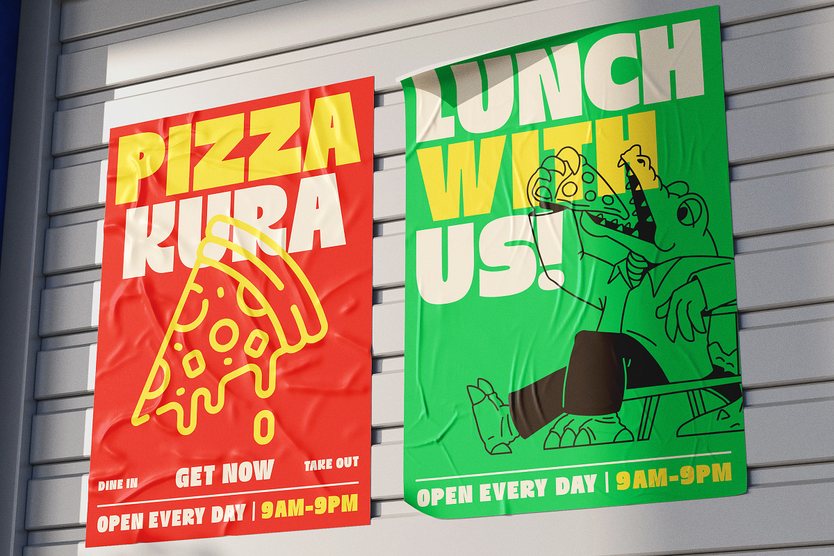 Kura – Funky Bold Display Sans Font, a Sans Serif Font by Sekyra Lab (Photo 10 of 12)